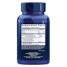 Life Extension - Super Omega-3 EPA/DHA con lignanos de sésamo y extracto de oliva, 240 cápsulas blandas