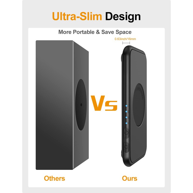 meatanty Ultra-Slim Silent Undetectable Mouse Jiggler, Interval Timer Adjustable, Mouse