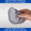 Universal Drain Strainer, Set of 2, Grey, Made of TPR