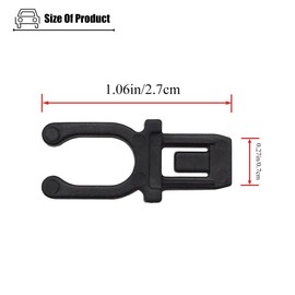 LXROAR01 4PCS Coin Box Latch Clips Compatible with Subaru Crosstrek Forester Impreza Legacy Outback WRX 2010-2018, Instrument Panel Clips for 66173AJ000