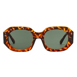 YAMEIZE Vintage Polygon Square Sunglasses for - Women Men Retro Round Rectangle Eyewear Driving Outdoor