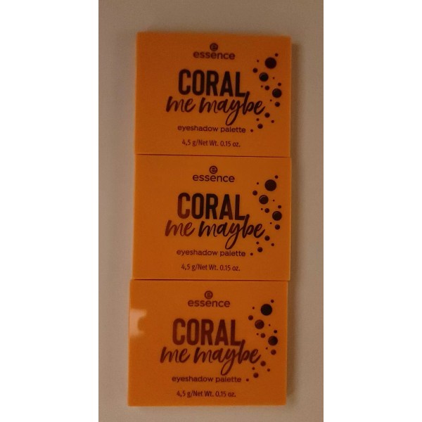 essence 3 Essence Coral Me Maybe Eyeshadow Palette 6 Shades..