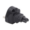 to IEC320 C5 Power Adapter 3 Prong Male to C5