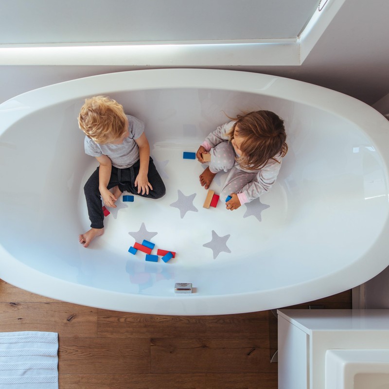 Relaxdays Non-Slip Stickers, Set of 30, Bath Stickers, Starfish, Non-Slip