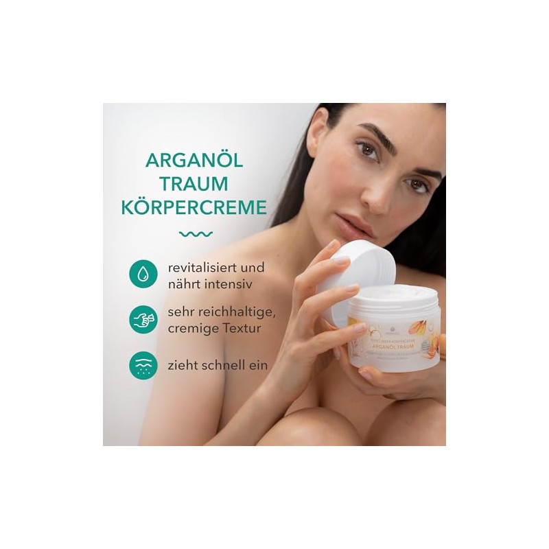 DERMASEL Dead Sea Body Cream Argan Oil Dream 200 ml
