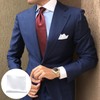 Pocket Square, White Men's Handkerchiefs, Pocket Handkerchief, Pocket Squares for