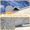 Dog Heating Pad 34"*21" for Outdoor Cat, Heated Dog Bed