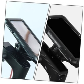 WOONEKY Touch Screen Motorcycle Phone Bracket Cycling Phone Holder for Secure Mounting Handlebar Easy Installation Vibration Resistant Compatible with All Smartphones