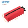 sourcing map 3pcs Zipper Utility Tool Bag 9.8x3.3x2.8 Inch Multi-purpose