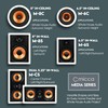 Micca M-8C 8 Inch in-Ceiling Speaker for Whole House Audio,