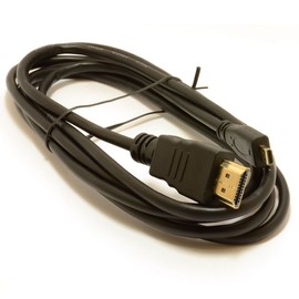 kenable Micro D HDMI High Speed Cable to HDMI for Tablets & Cameras 1080P 2m [2 metres]