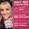 Cushion Grip Thermoplastic Denture Adhesive, 0.35 oz Travel Size (Pack