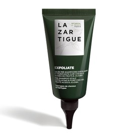 Lazartigue Exfoliate Gel exfoliante exfoliante desintoxicante oxigenante, cuentas de jojoba exfolia suavemente el cuero cabelludo y los ácidos de frutas, acción de masaje ayuda a reoxigenar el cuero cabelludo, recupera el equilibrio óptimo