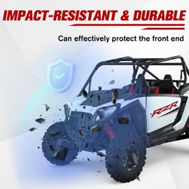 LitMiRaCle Front Bumper for 2024+ Polaris RZR XP 1000/XP 4 1000, Combined Heavy Duty Full Coverage Bumper Guard Accessories for Polaris RZR XP 1000/XP 4 1000 Sport/Premium/Ultimate, Replace #2884513
