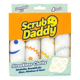 Toallas Multiusos Reutilizables, Streakles Cloths 4pz. Blanco