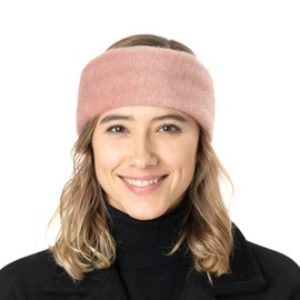Mayser Lija Headband Ear Protection Ear Warmers Women – Made in the EU Winter Autumn Winter, antique pink