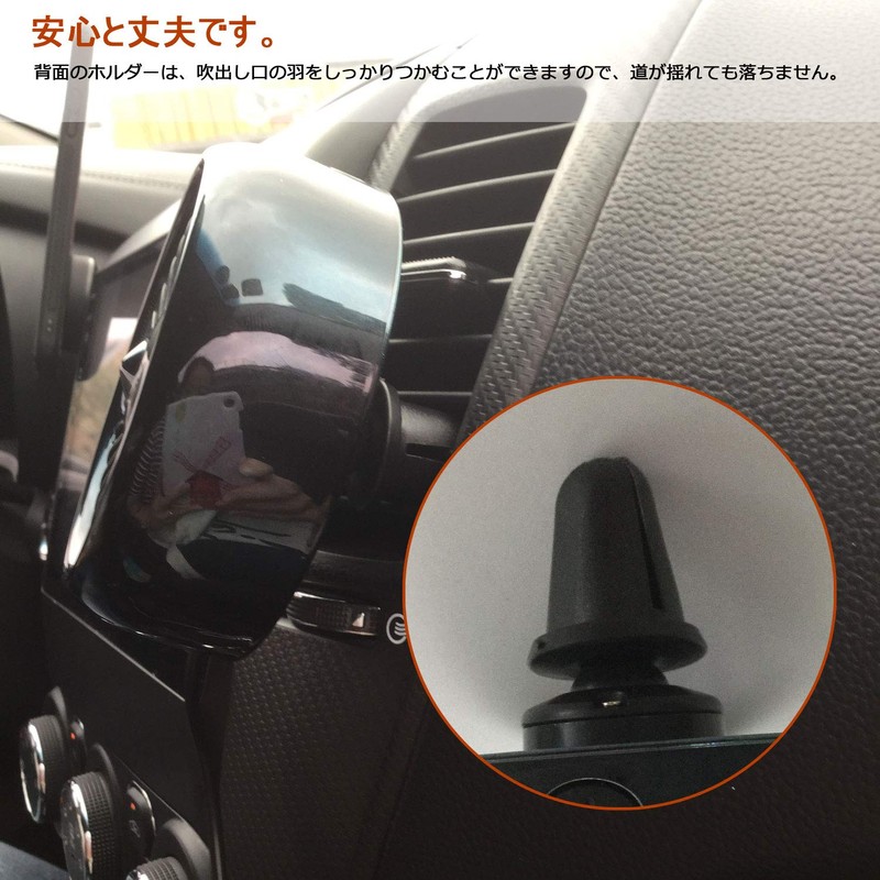 C-Timvasion Heatstroke Prevention, Small, Lightweight, Large Airflow, Car Fan, LED