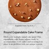 De Buyer Round Expandable Cake Frame - 1.75” Height -