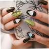 Baluue 8 Sets Xmas Nail Art Stickers Snowflake Sweater Design
