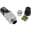 InLine 76204B RJ45 Connector Cat.6A 500 MHz, Field Assembled, Shielded,
