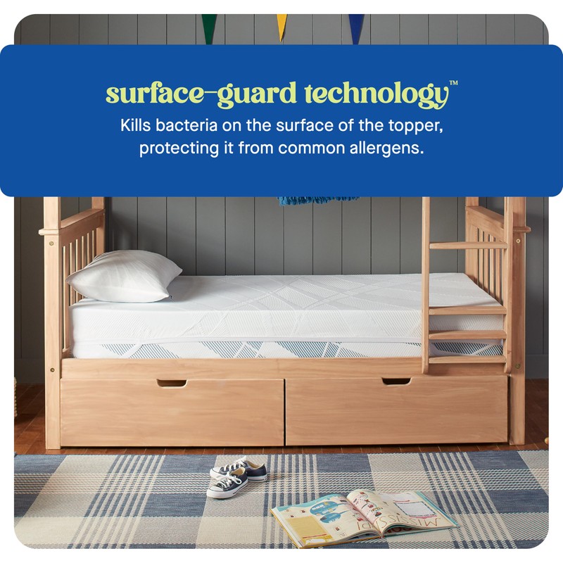 Sealy Dreamlife 2” Gel Memory Foam King Mattress Topper with