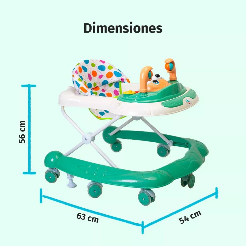 Star Kids Andadera Bebé Starkids Sabik Altura Ajustable Musical Color