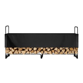 Waterproof 101 X 14 X 46 Outdoor Firewood Rack 660lb Capacity 1/2 Cord Log Holder Outdoor Fireplace AccessorySize: Size 102 x 12 x 46 inch