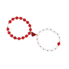 Taouzi Couple Bracelets for Him and Her Matching Bracelets for Couples Friendship Bracelets for Women Couple Jewelry Gifts Valentines Day Gifts for Women Men (Couple -6)