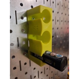 Unplugged Mounts Ryobi GREEN USB Triple Battery Mount