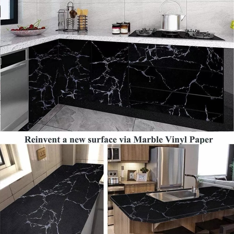 Best Papel Tapiz Marmol Vinili Autoadherible Cocina Muebles Pared