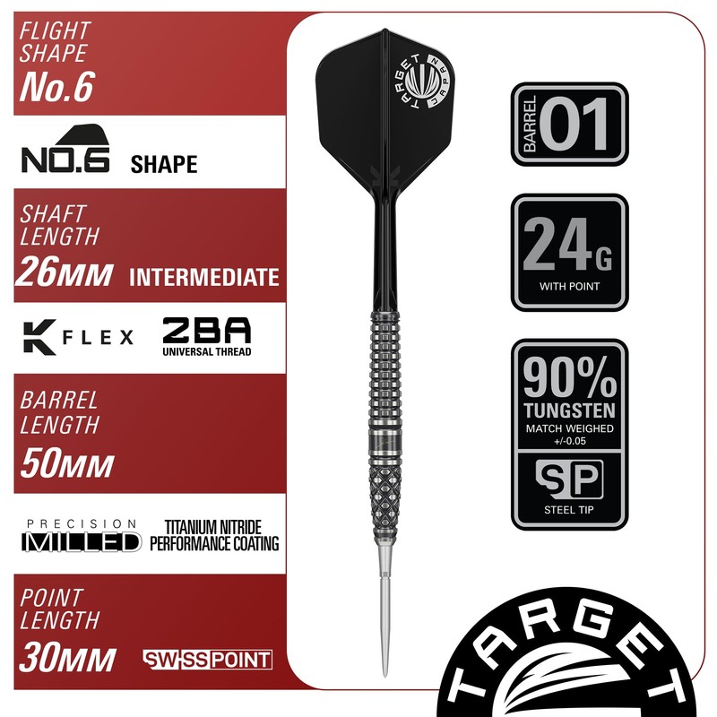 TARGET THE LEGEND G8 90% 24G SWISS POINT STEEL