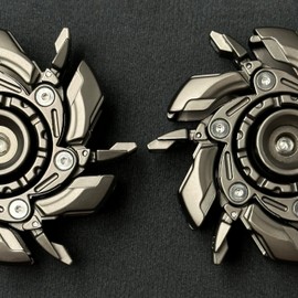 T-Conceal EDC Fidget Sliders Open Armor Spinning Top Fidget Toy Stress Relief for Adults Magnetic Metal