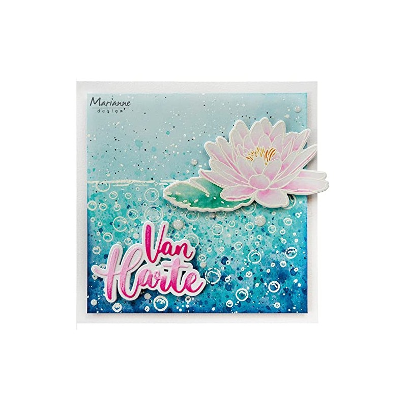 Marianne Design Tiny's Flowers-Lily Water Stamp for Stamping and Sealing