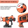 Paint Sprayer，850W HVLP High Power Electric Spray Paint Gun 1400ml