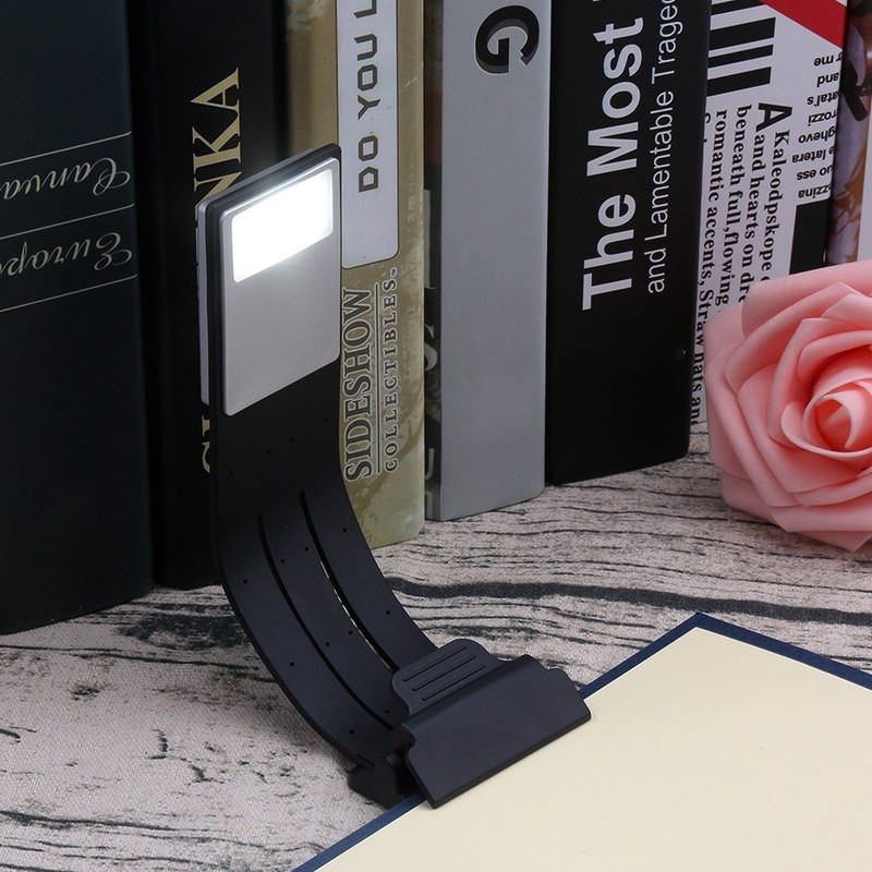 Portable Dimmable LED Reading Book Light Flexible Clip Lamp USB