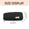 HEVIBK Pencil Case with 3 Compartments Large Capacity Pencil Case