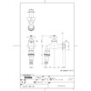 TOTO T28AUH20 Single Faucet (Lateral Faucet) for General and Cold