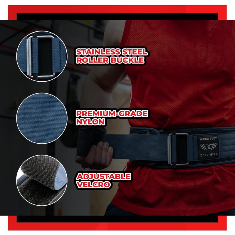 Warm Body Cold Mind Quick Locking Belt for Crossfit -