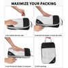 Suitcase Organiser Packing Cubes Compression Pack of 6 Compression Packing