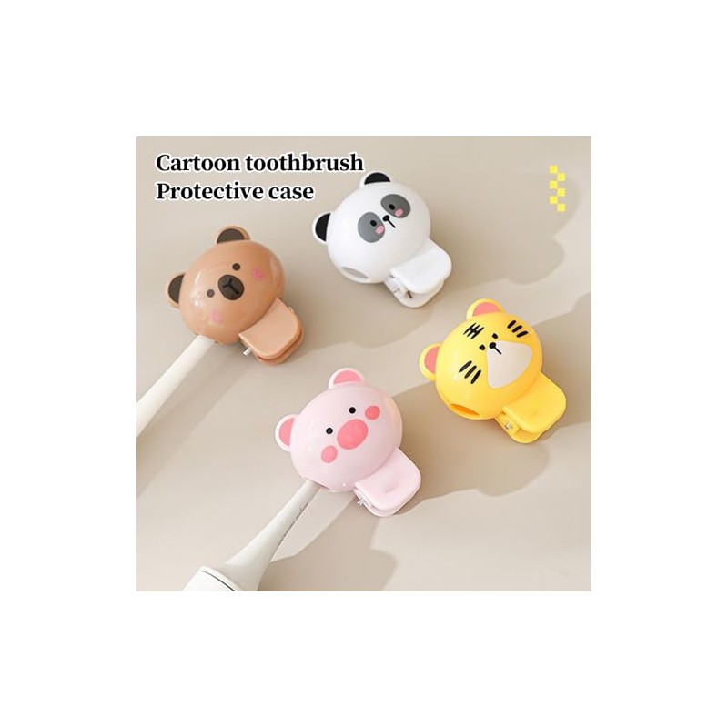 4 Piezas Estuche Protector La Cabeza Del Cepillo De Dientes,