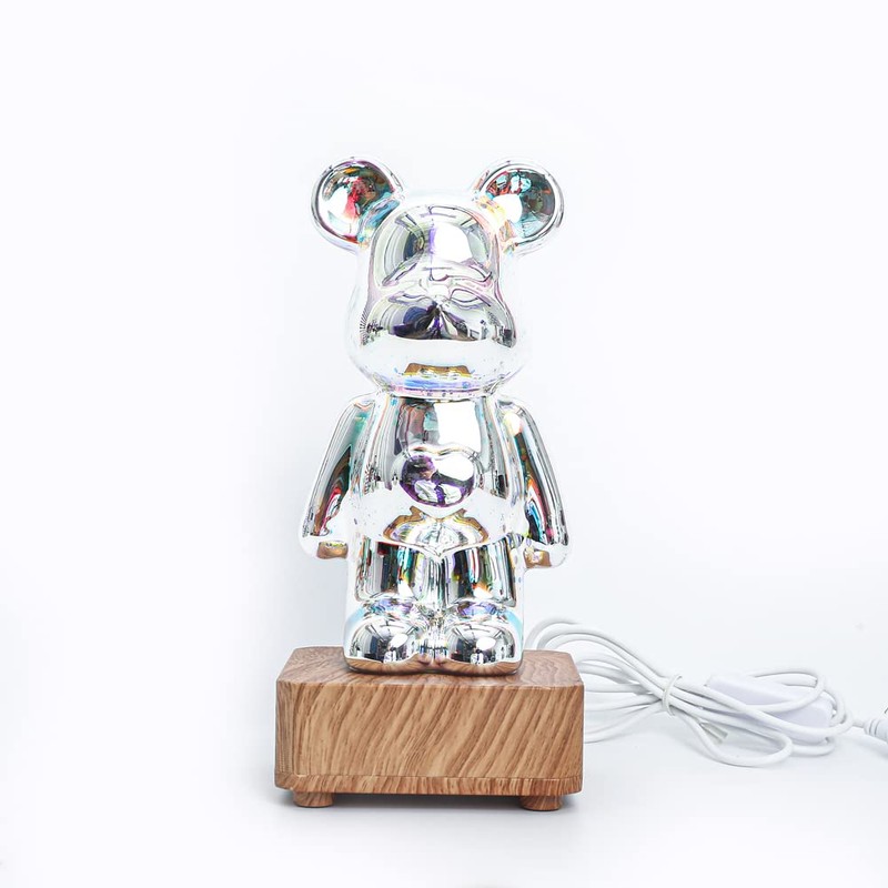 EXIGENT 3D LED Light Bear Fireworks Lamp Night Light Flashing
