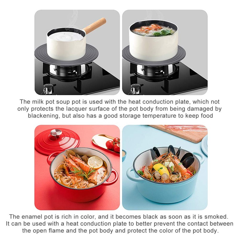 Gas Stove Diffuser,Heat Diffuser for Gas Stovetop,Aviation-Grade Aluminum Non-Stick Coating