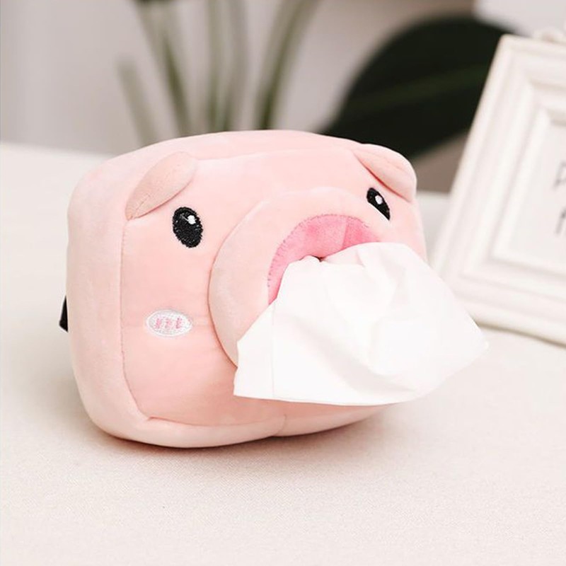 Spldsun Car Tissue Box, Plush Tissue Box, Creative Tissue Box,