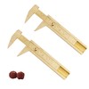 Vernier Caliper, Vernier Caliper, Vernier Caliper, Brass Double Scale Ruler