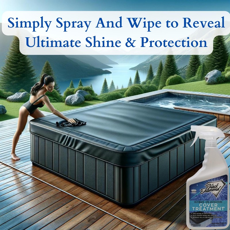 Black Diamond Stoneworks Ultimate UV/Restore Spa & Hot Tub Cover