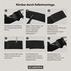 SCAMODA Double Hole Rivet Belt with Leather for Men and