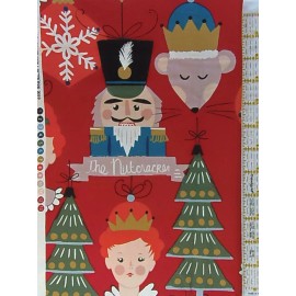 Alexander Henry RARE & OOP Alexander Henry Holiday Collection THE NUTCRACKER *100% Cotton FQ*