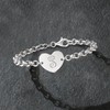 Ross-Simons Plain - Italian Sterling Silver Heart Bracelet. 7 inches
