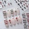 Unique Nail Stickers, Cross Nails, Antique Nails / 유니크 네일스티커 십자가네일 엔틱네일