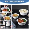 PYSUL Microwave Bowls with Lids Plastic Mixing Bowls Microwave Safe